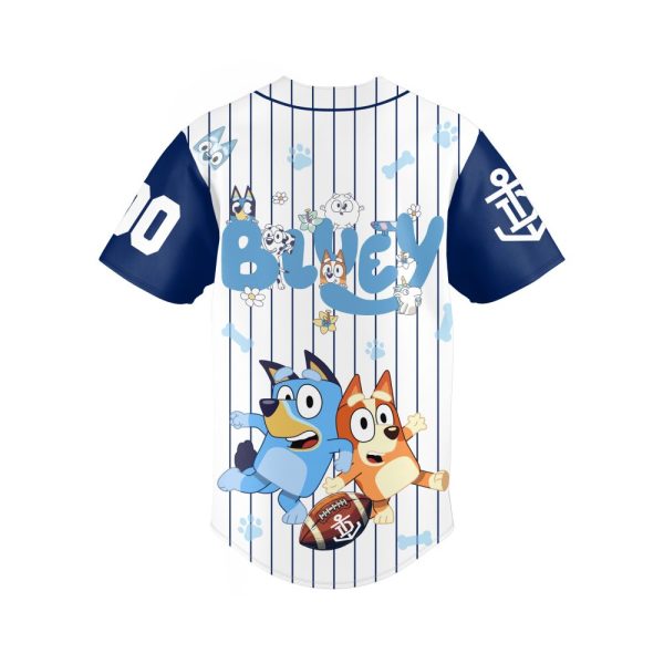 Custom Bluey Fremantle Jersey - Personalize With Your Number - Kids & Adults Sizes