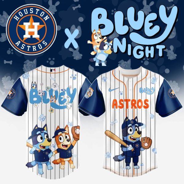 Exclusive Bluey X Astros Kids Jersey – Fun Baseball Apparel For Young Fans!