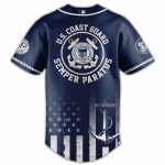 Us Coast Guard Astros Jersey - Navy Blue, Patriotic Design, Comfortable Fit