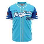 Customizable Hydro Pumps Baseball Jersey – Blue Pokémon-Inspired Shirt With Unique Design