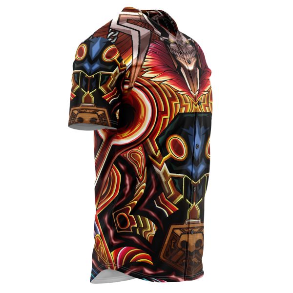 Bold Tribal Skull Graphic T-Shirt – Vivid Colors & Unique Design For Men