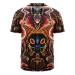 Bold Tribal Skull Graphic T-Shirt – Vivid Colors & Unique Design For Men