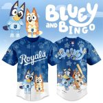 Bluey & Bingo Royals Baseball Jersey - Kids' Favorite Cartoon Sportswear