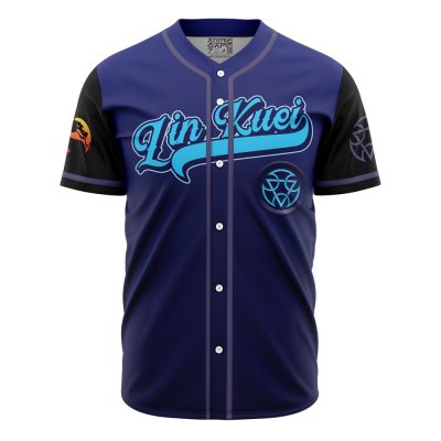 Lin Kuei Blue Baseball Jersey - Stylish & Comfortable Sportswear For Fans