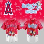Limited Edition Angels X Bluey Kids' Jersey - Vibrant Game Day Fun!