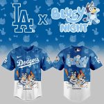 Exclusive La Dodgers X Bluey Night Baseball Jersey – Limited Edition Fun!