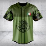 Mexican Pride Camouflage Jersey - Stylish Military Green T-Shirt With Eagle Emblem