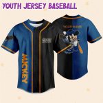 Customizable Mickey Mouse Baseball Jersey For Kids, Youth & Adults - Add Name & Number!