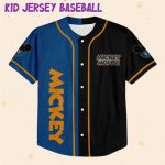 Customizable Mickey Mouse Baseball Jersey For Kids, Youth & Adults - Add Name & Number!