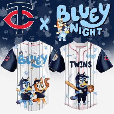 Limited Edition Bluey X Twins Baseball Jersey – Fun Kids' Sportswear!