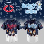 Exclusive Twins X Bluey Night Jersey – Limited Edition Mlb Fan Apparel