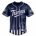 U.S. Coast Guard Twins Jersey - Semper Paratus Navy Blue Baseball Shirt