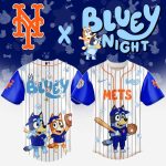 Limited Edition Mets X Bluey Kids' Baseball Jersey - Perfect For Young Fans!