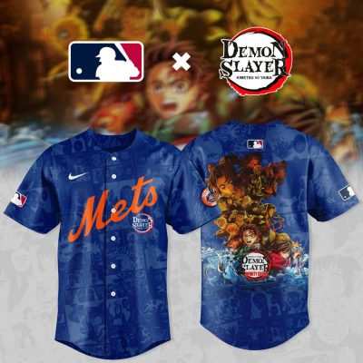 Limited Edition Mets X Demon Slayer Jersey – Exclusive Mlb Anime Collaboration