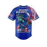 Custom New York Rangers Jersey - Personalize Your Name - Broadway Blue Edition
