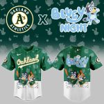 Limited Edition Oakland A'S X Bluey Night Baseball Jersey – Kids' Favorite!