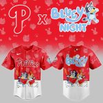Exclusive Phillies X Bluey Night Jersey - Limited Edition Kids' Baseball Shirt