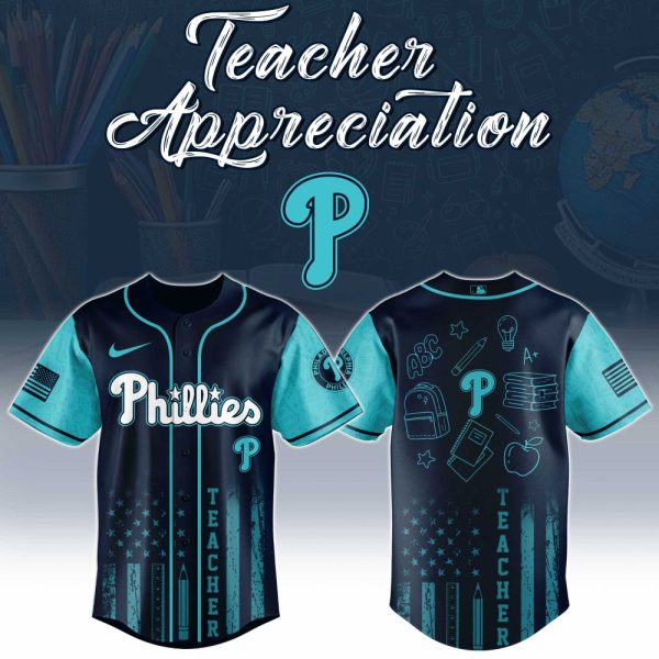 Teacher Appreciation Jersey – Phillies Themed Gift For Educators