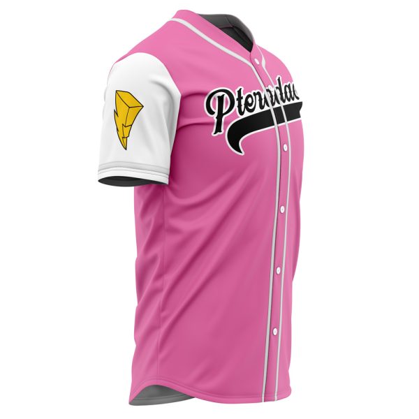 Custom Pink Pterodactyls Baseball Jersey – Personalized Name & Number, Stylish Team Gear
