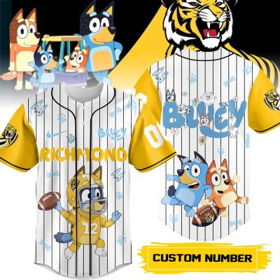 Custom Bluey Baseball Jersey For Kids - Personalize With Name & Number!