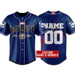 Marvel Rocket Raccoon Baseball Jersey - Limited Edition Navy Blue Sportswear