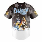 Bluey & Bingo Padres Baseball Jersey - Fun Sports Apparel For Kids & Fans