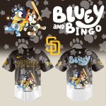 Bluey & Bingo Padres Baseball Jersey - Fun Sports Apparel For Kids & Fans