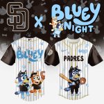 Exclusive Bluey X Padres Baseball Jersey - Limited Edition Kids Sportswear