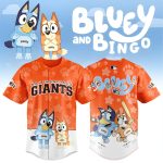 Bluey & Bingo San Francisco Giants Kids Jersey - Fun & Playful Design!