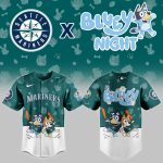 Limited Edition Seattle Mariners X Bluey Night Baseball Jersey - Kids & Adults
