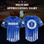 Limited Edition Mariners Military Appreciation Jersey - Honor & Style In Blue