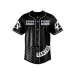 Sons Of Anarchy Customizable Baseball Jersey - Samcro Style Shirt For Fans
