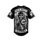 Sons Of Anarchy Customizable Baseball Jersey - Samcro Style Shirt For Fans