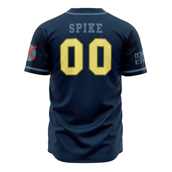 Space Cowboys Anime Baseball Jersey - Stylish Navy Blue Shirt For Fans