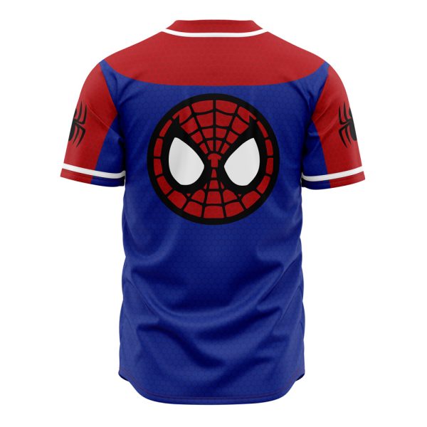 Spider-Man Baseball Jersey - Red & Blue Premium Fan Apparel - Unisex Sport Shirt
