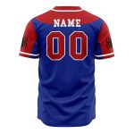 Custom Spider-Man Baseball Jersey – Personalized Name & Number – Red/Blue Fan Gear