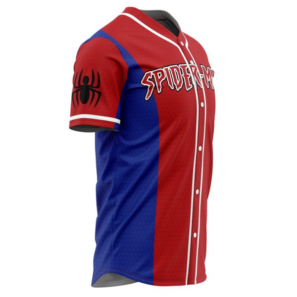 Custom Spider-Man Baseball Jersey – Personalized Name & Number – Red/Blue Fan Gear