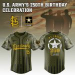 Limited Edition St. Louis Cardinals U.S. Army 250Th Anniversary Jersey