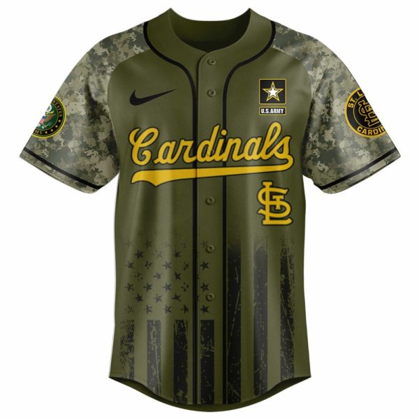 Limited Edition St. Louis Cardinals U.S. Army 250Th Anniversary Jersey
