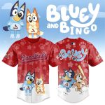 Bluey & Bingo Cardinals Baseball Jersey – Official Kids' Sportswear Gift