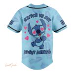 Custom Stitch Baseball Jersey - Personalize With Name & Number - Cute Blue Spirit Animal Design