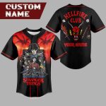 Custom Stranger Things Hellfire Club T-Shirt – Personalized Name, Unique Design!