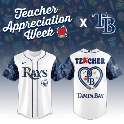 Celebrate Teachers: Tampa Bay Rays Limited Edition Jersey - Perfect For Appreciation Week!