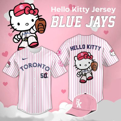 Hello Kitty Toronto Blue Jays Baseball Jersey - Limited Edition Fan Gear
