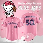 Limited Edition Hello Kitty Blue Jays 50Th Anniversary Jersey - Perfect Gift!