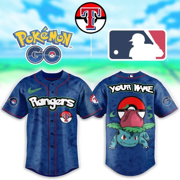 Custom Pokémon Rangers Jersey - Personalize Your Mlb Style With Pokémon Go Design!