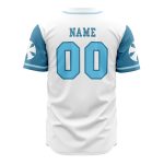 Customizable Quincy Baseball Jersey - Stylish White & Blue Design - Perfect For Sports Fans!