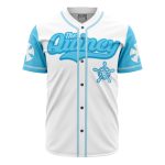 Stylish Quincy Baseball Jersey - White & Blue , Perfect Gift For Anime Fans
