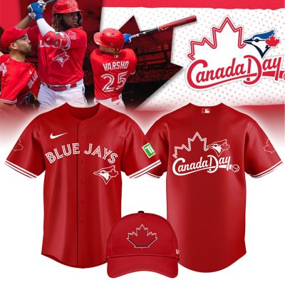 Celebrate Canada Day In Style: Blue Jays Red Jersey – Limited Edition!