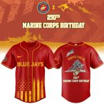Celebrate 250Th Marine Corps Birthday With Blue Jays Commemorative Jersey - Limited Edition!